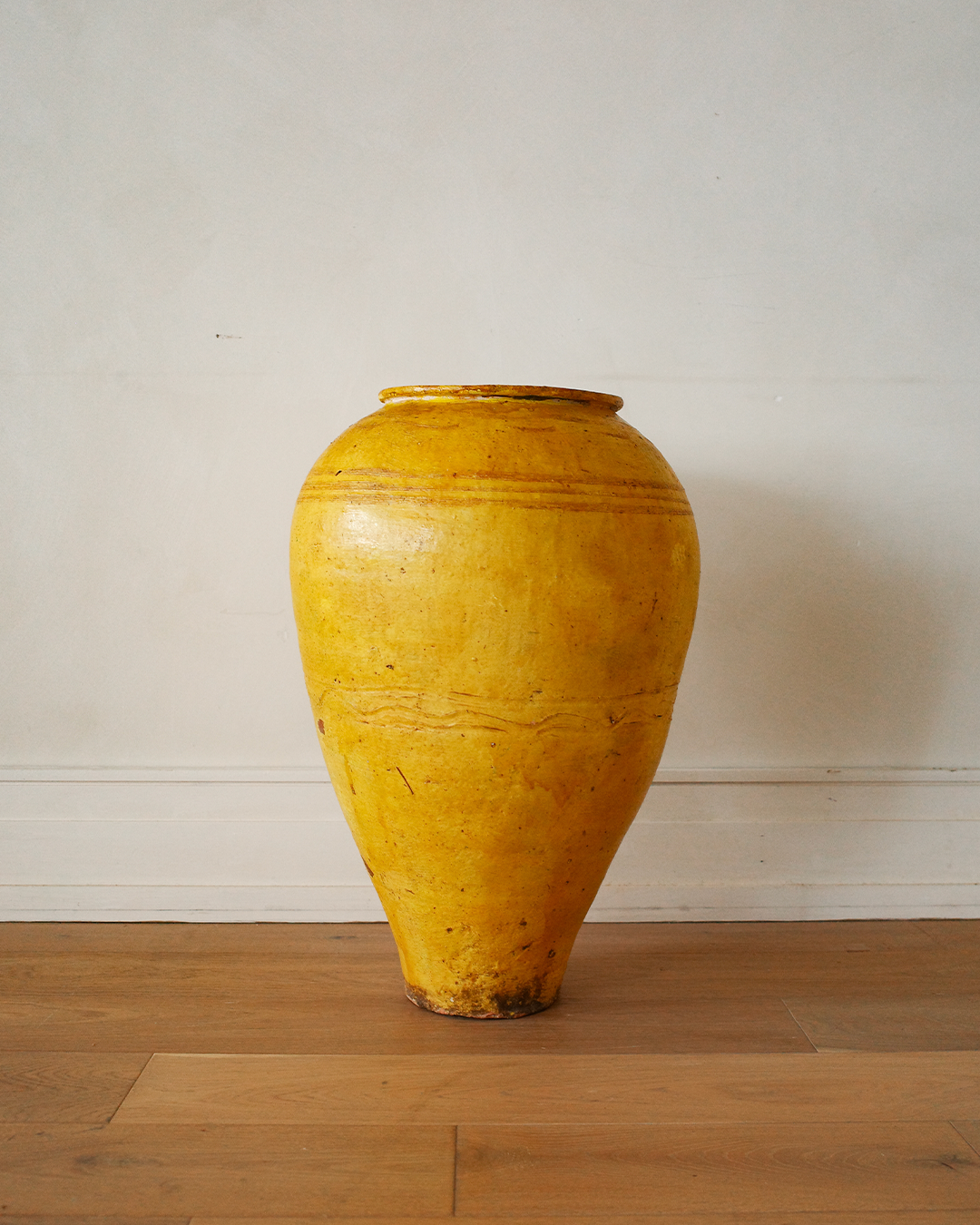 Ochre Olive Jar