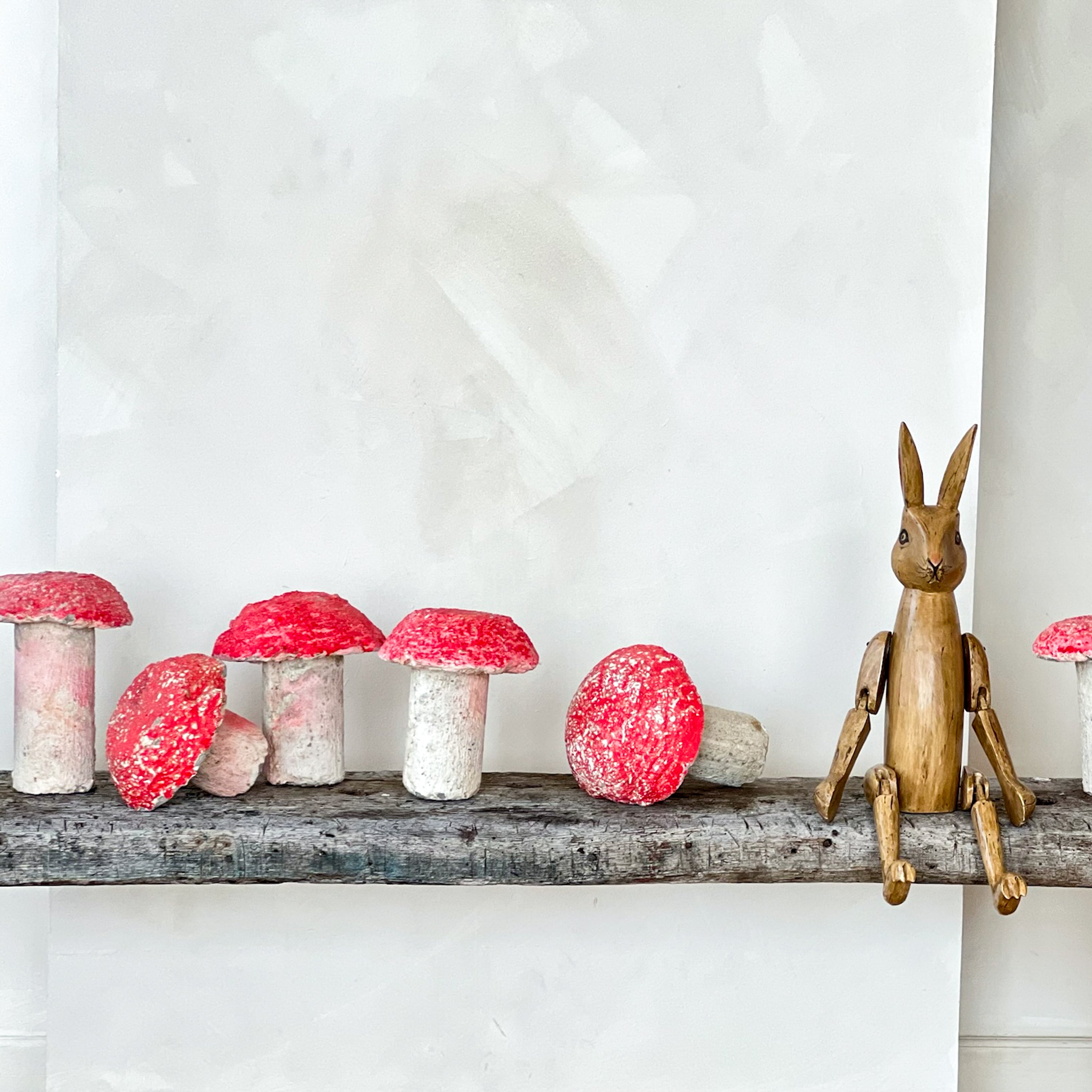 Antique Garden Mushrooms