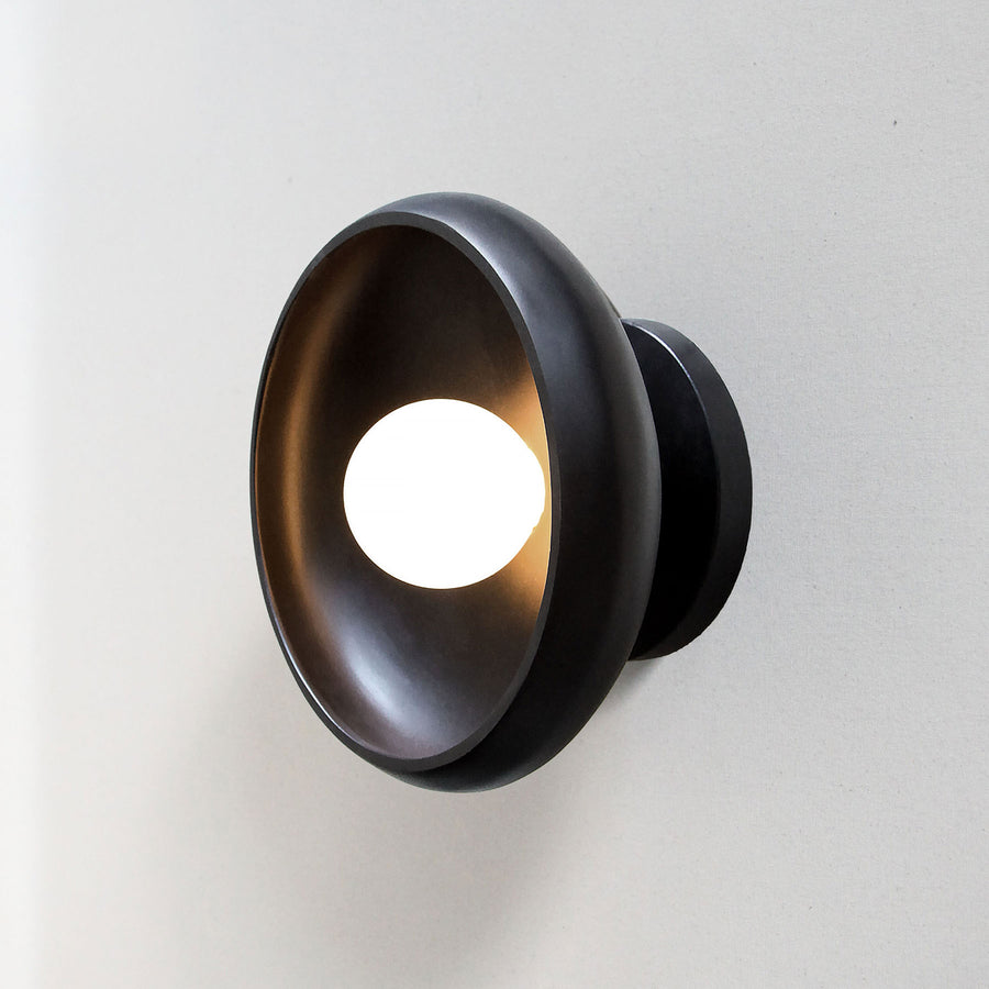 Piedra Black Marble Sconce