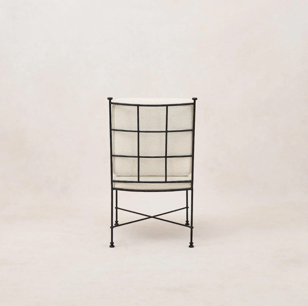 Provence Outdoor Armless Boucle Dining Chair