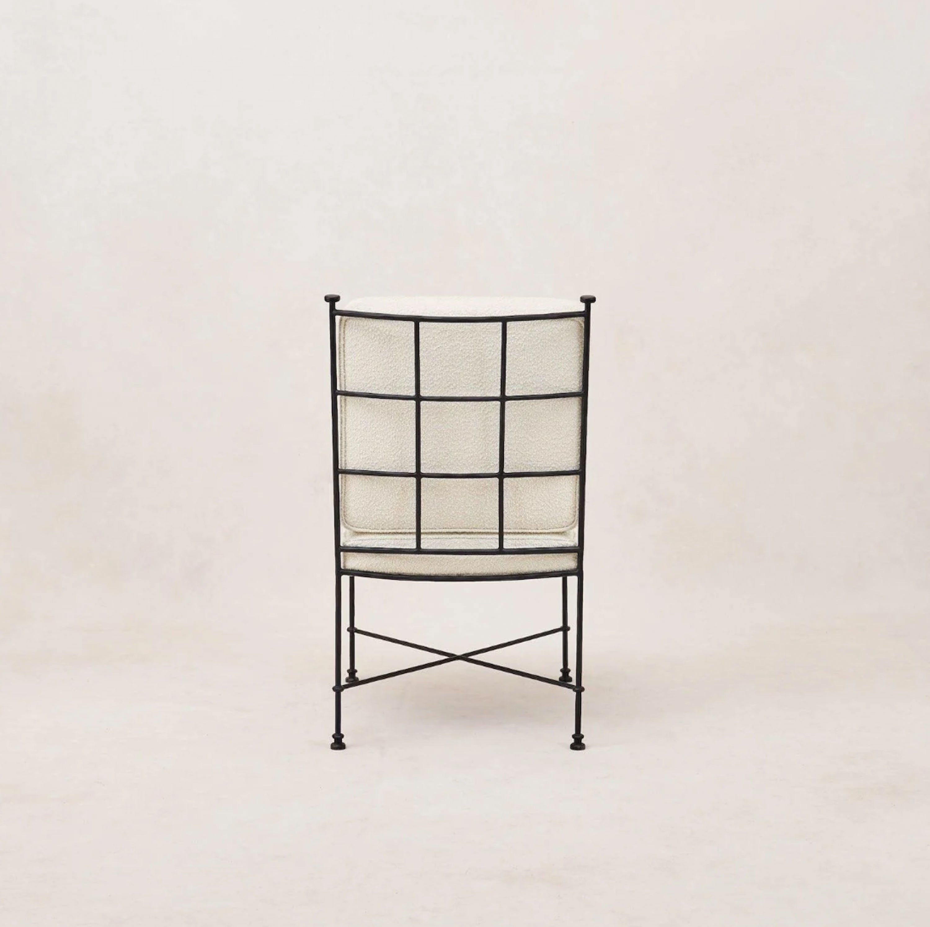 Provence Outdoor Armless Boucle Dining Chair