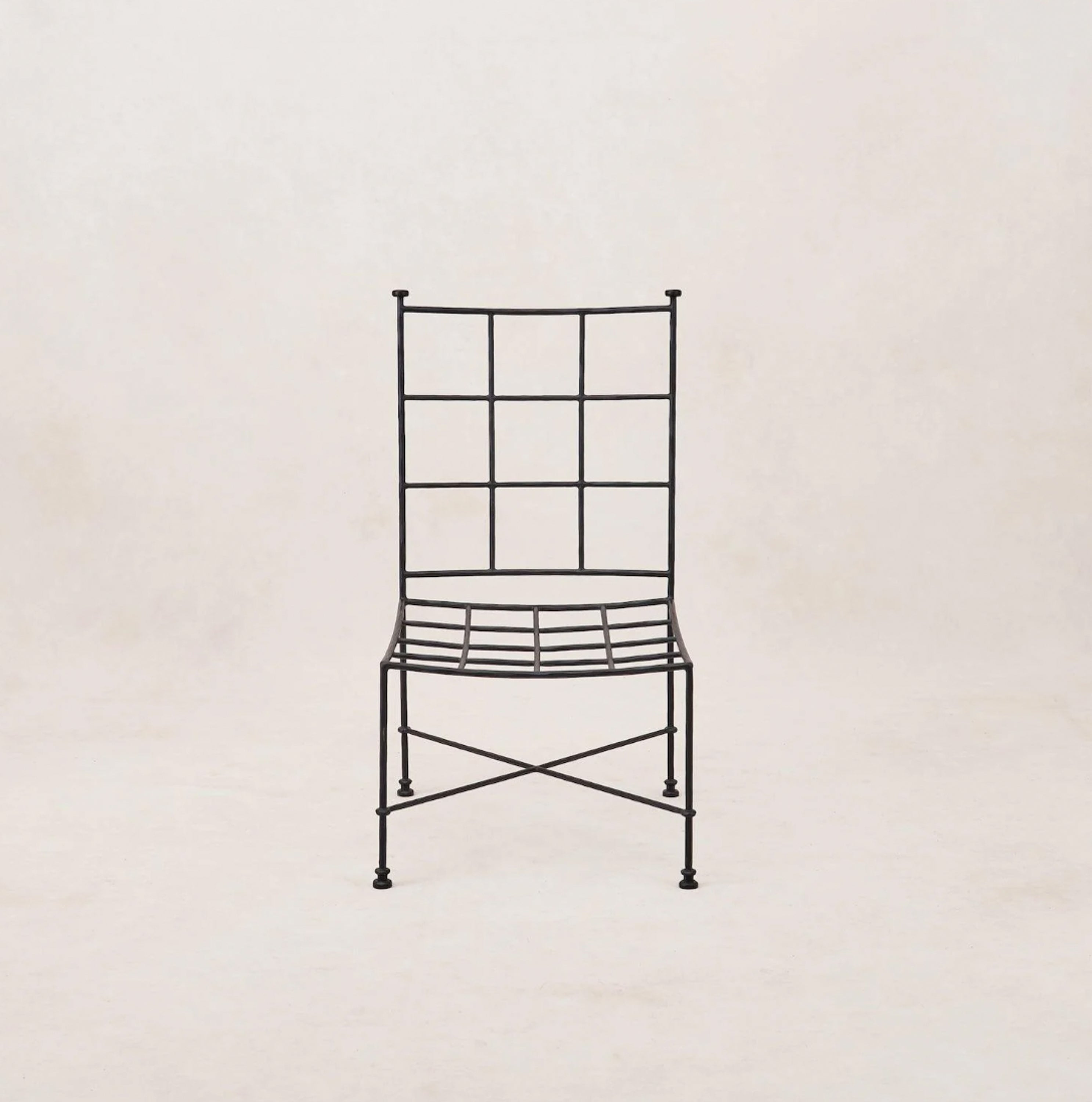 Provence Outdoor Armless Boucle Dining Chair