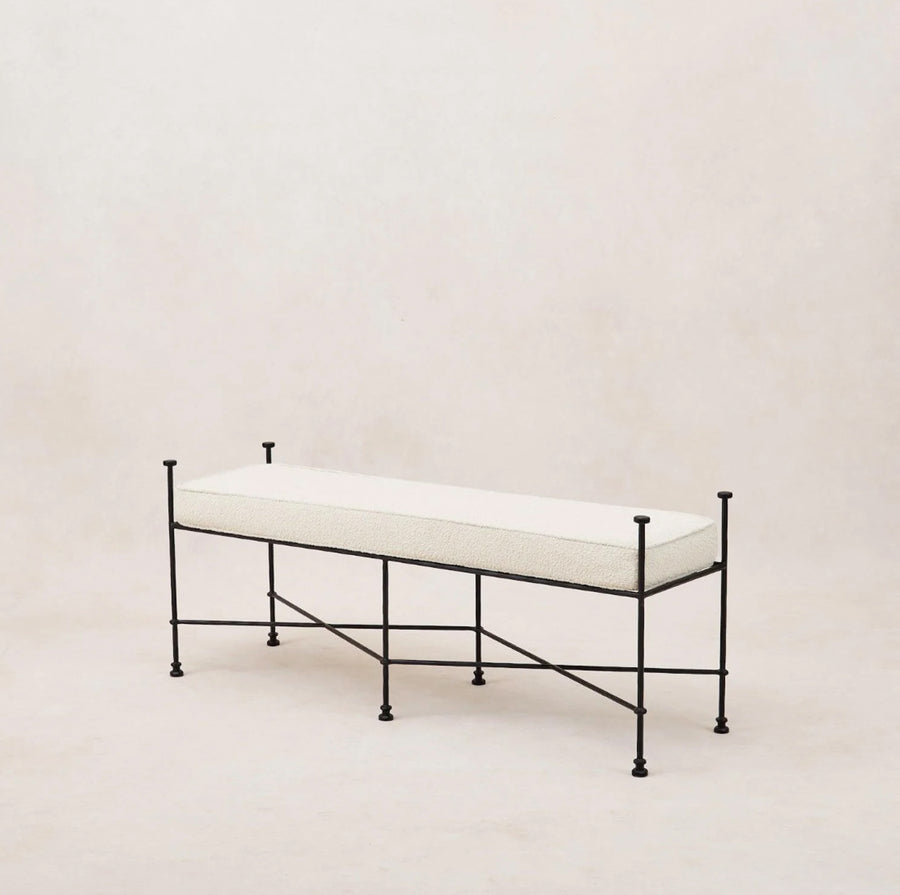 Provence Outdoor Bench - Boucle