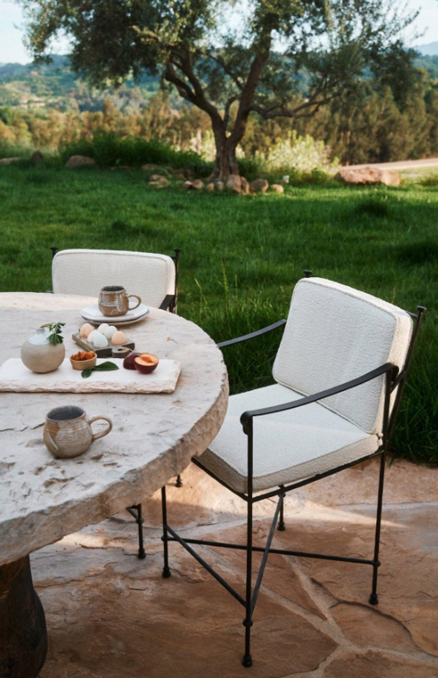 Provence Outdoor Counter Stool - Boucle