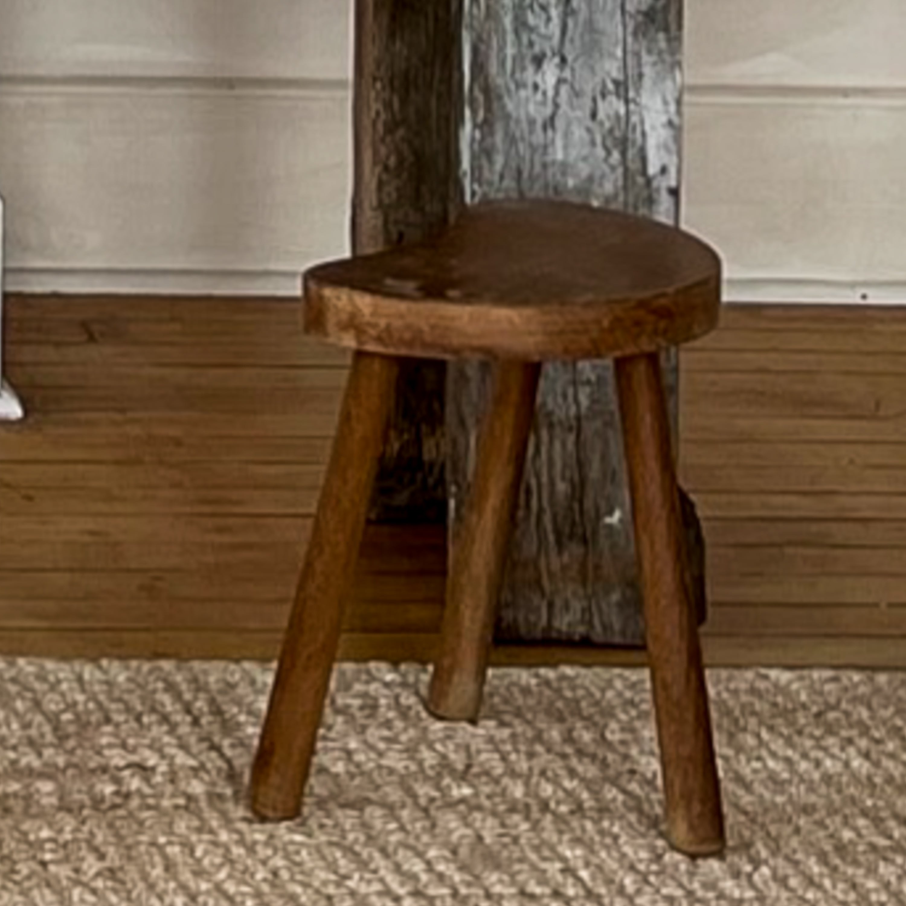 Antique Milk Stool - Thumbnail 3