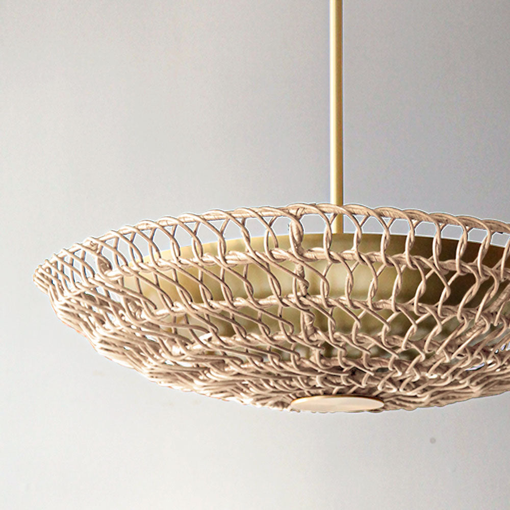 VENTILA WOVEN RATTAN PENDANT