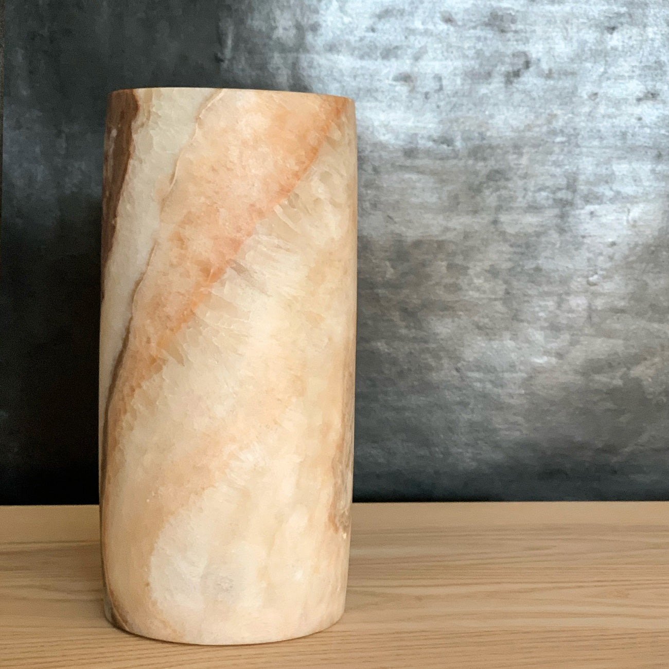 Amber Alabaster Vase