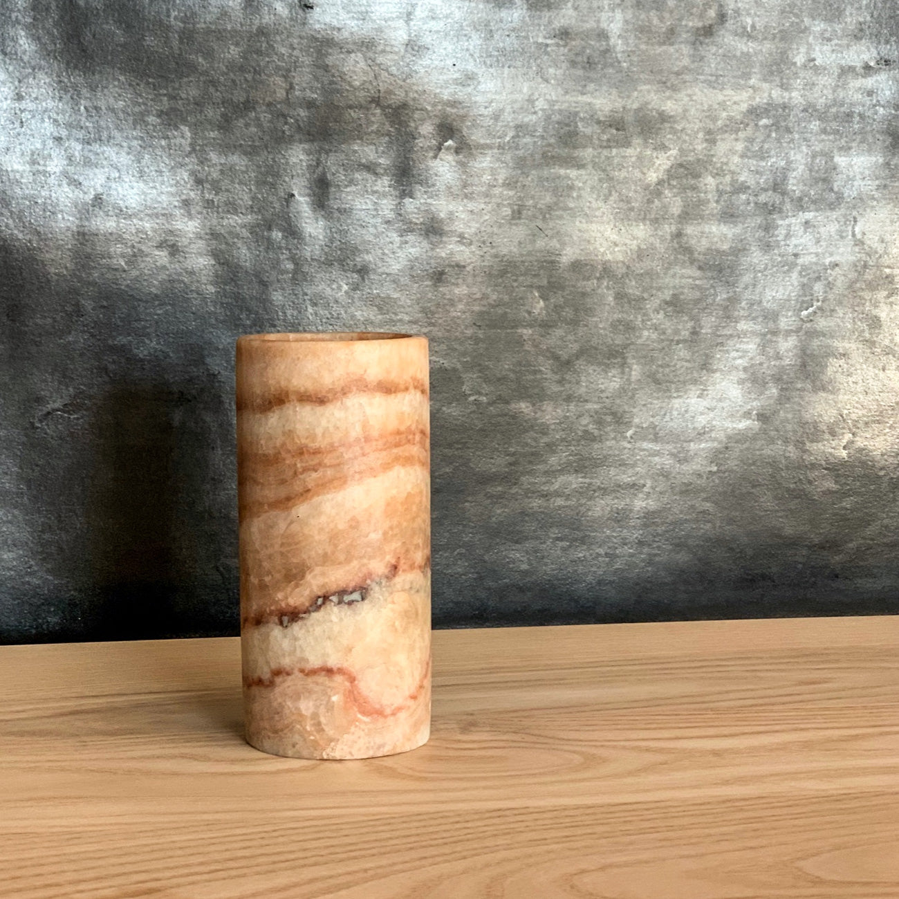 Amber Alabaster Vase