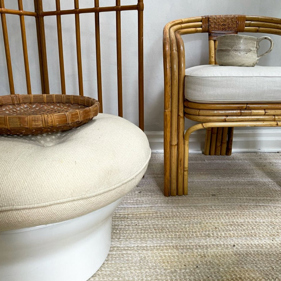 Bamboo & Boucle Chair