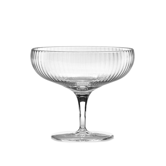 Champagne Ribbed Coupe
