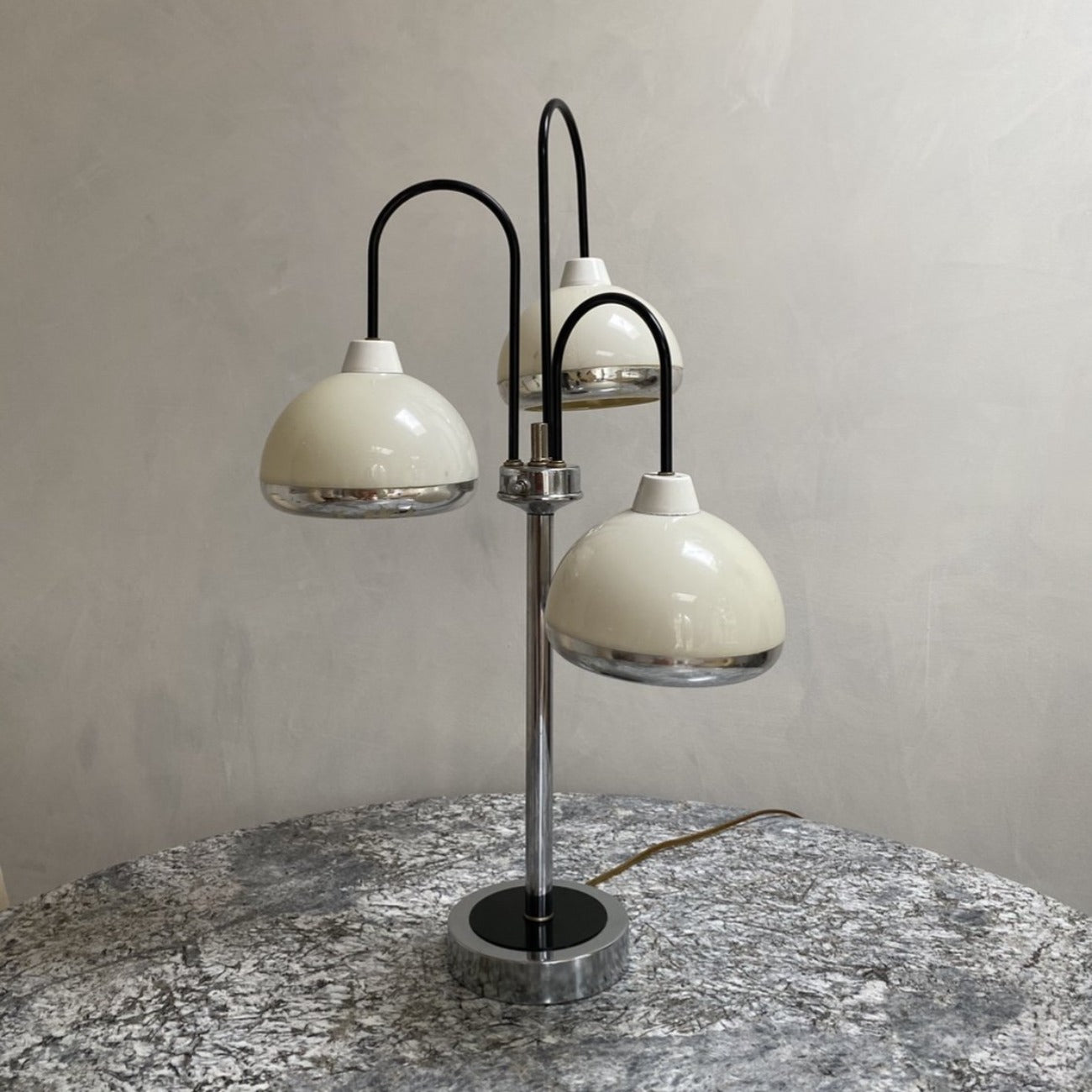 3 Bulb Space-Age Table Lamp