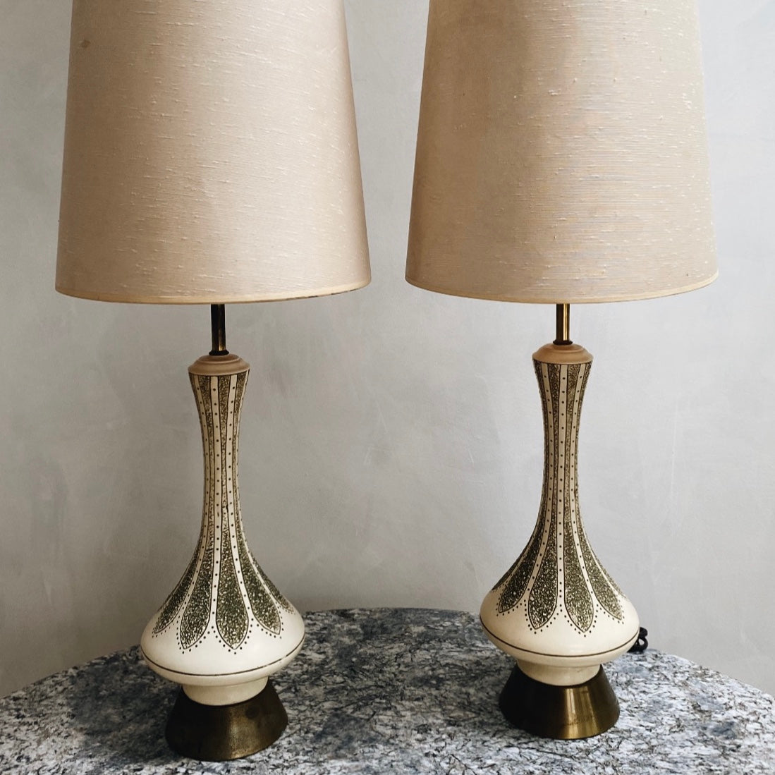 Pair of MCM Table Lamps