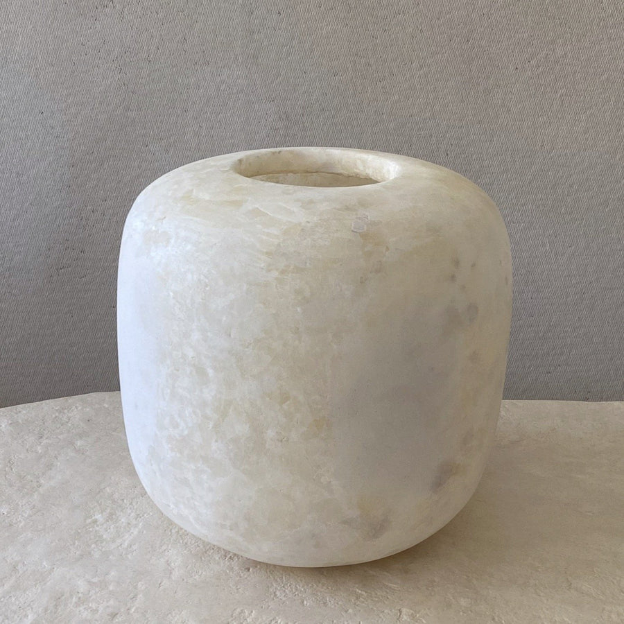 Alabaster Curra Vase