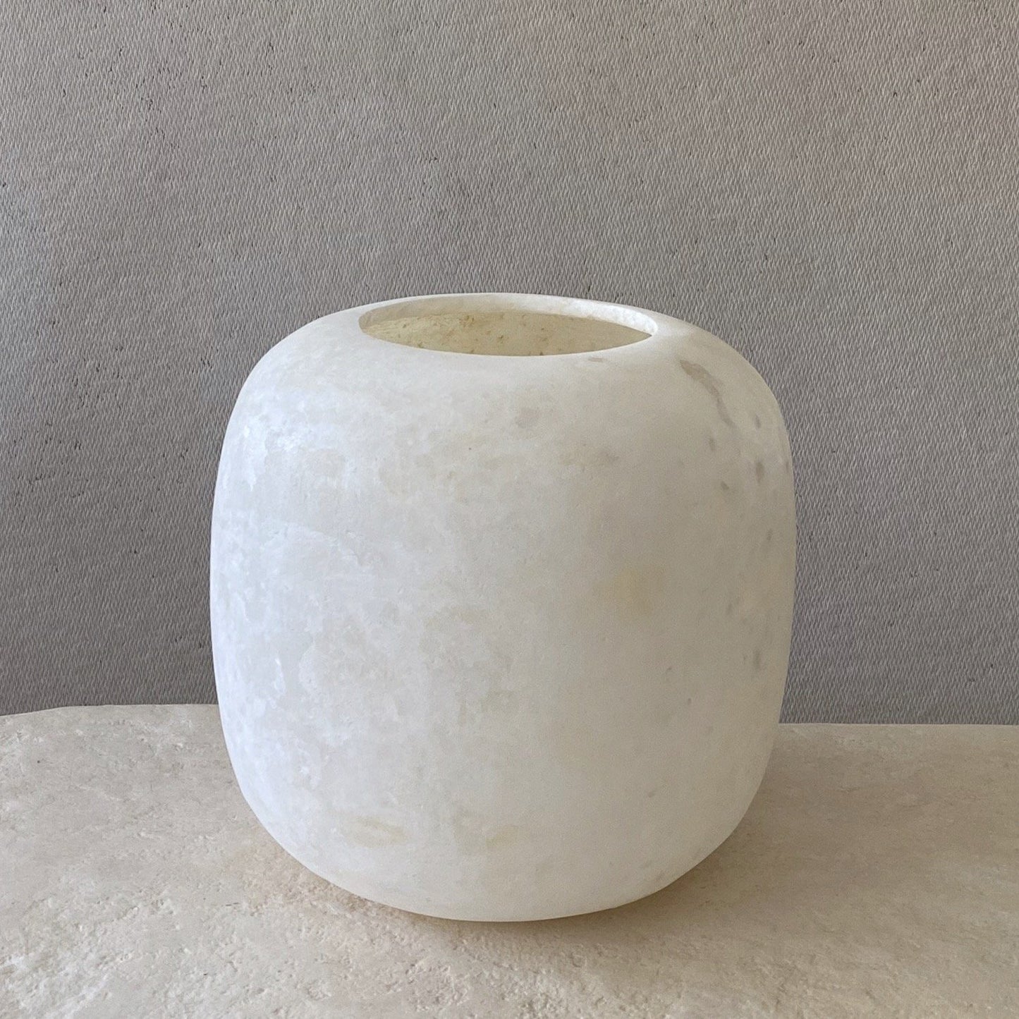 Alabaster Curra Vase