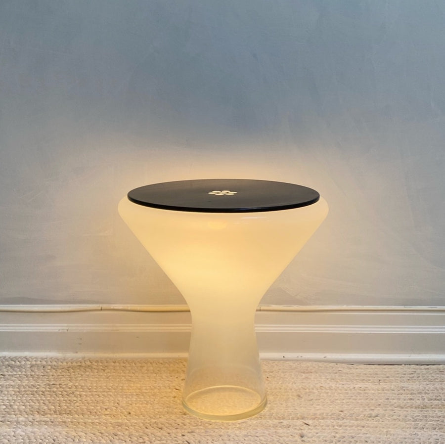 Glass Light-up Side Table