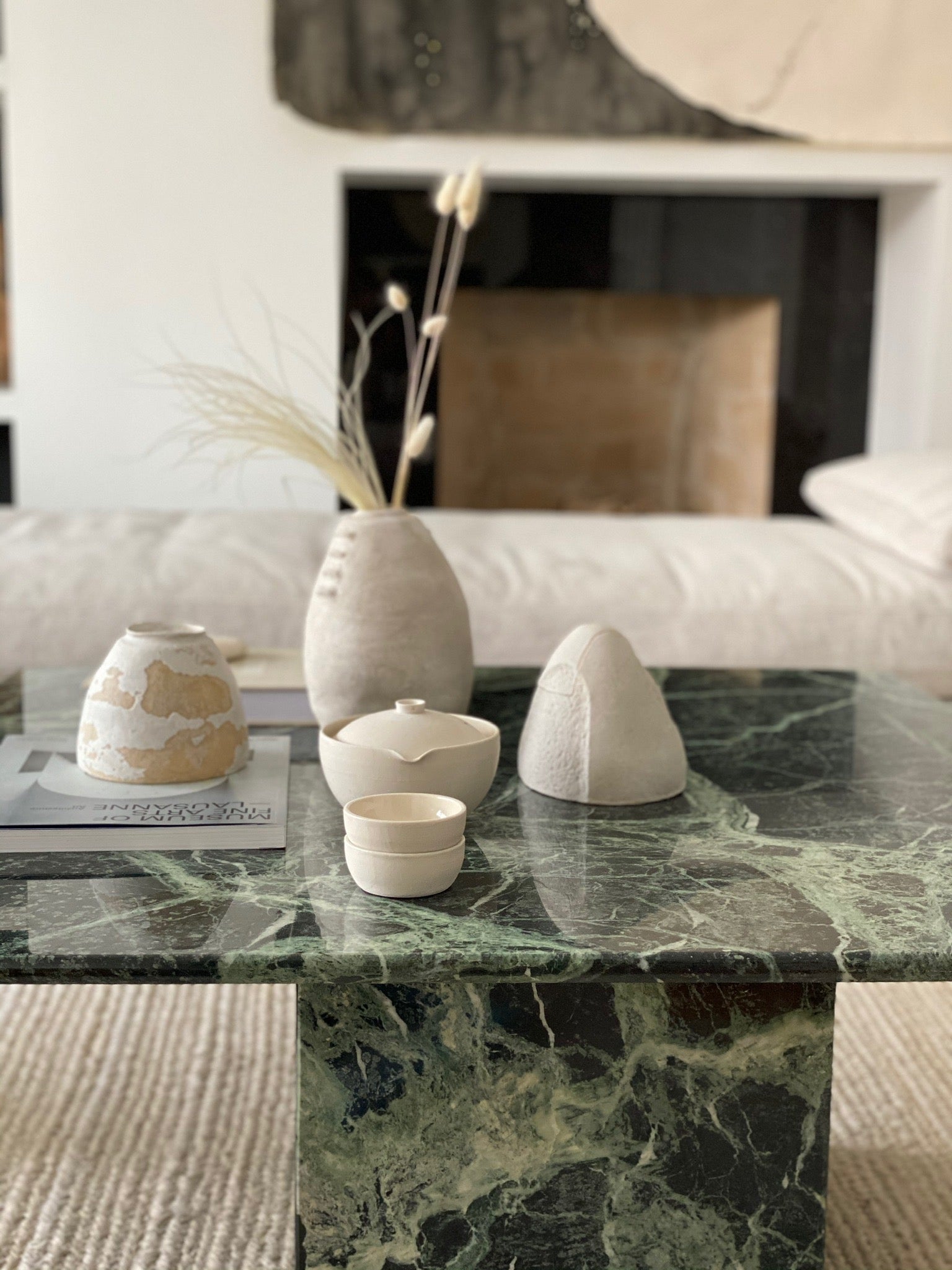 Green Marble Coffee Table