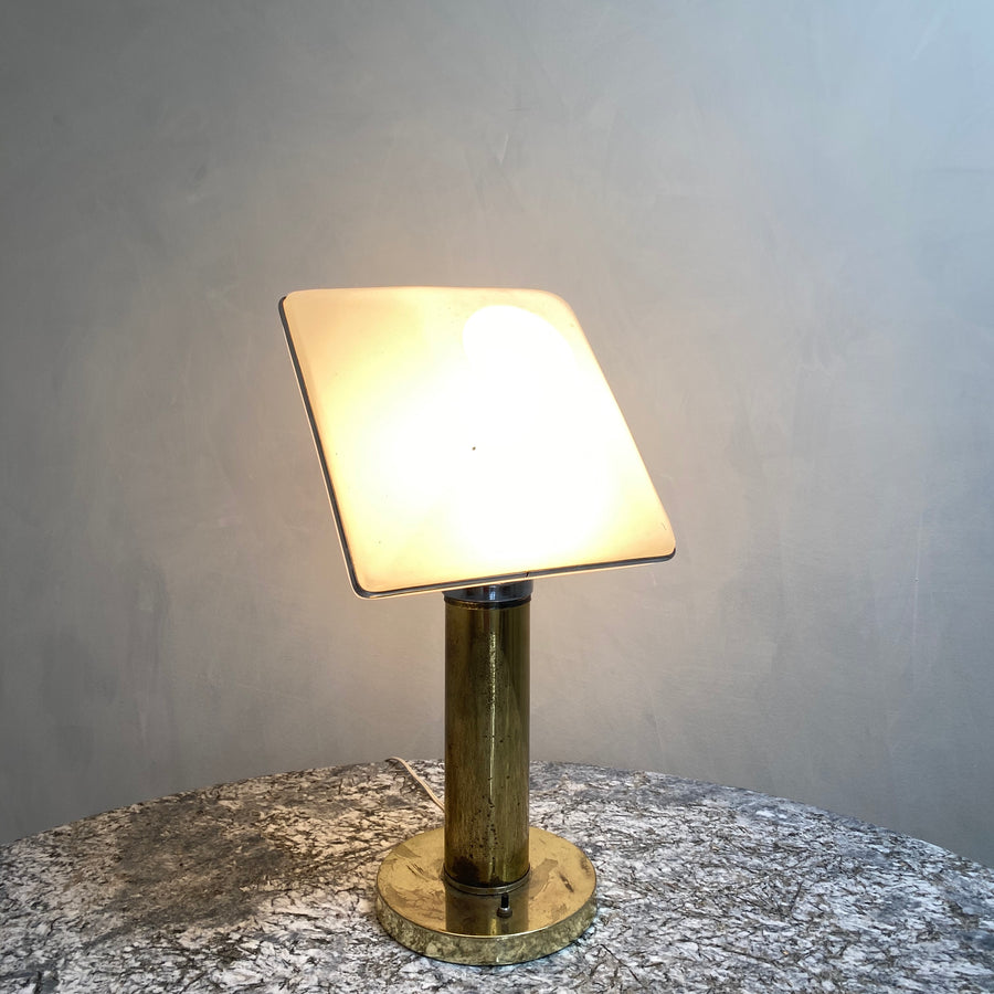 MCM Brass Short Table Lamp