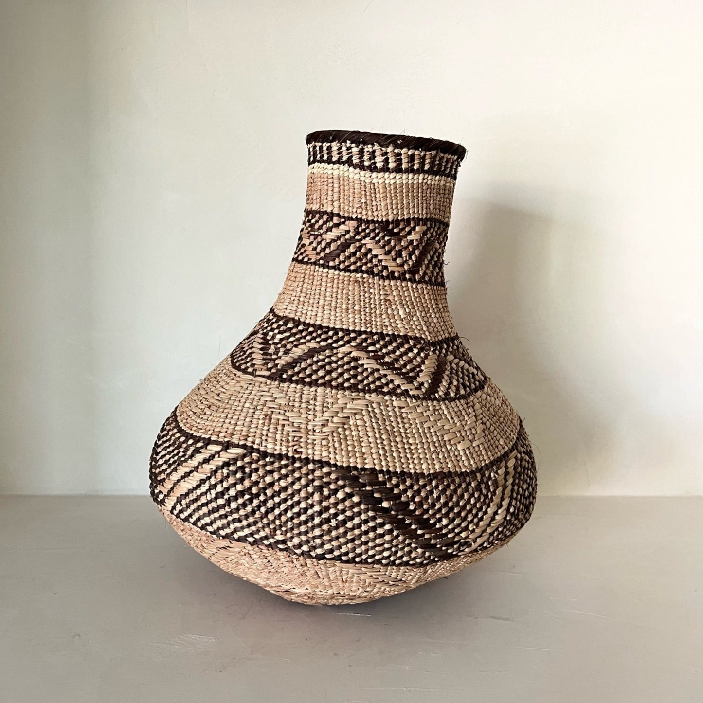 Woven Basket Vase