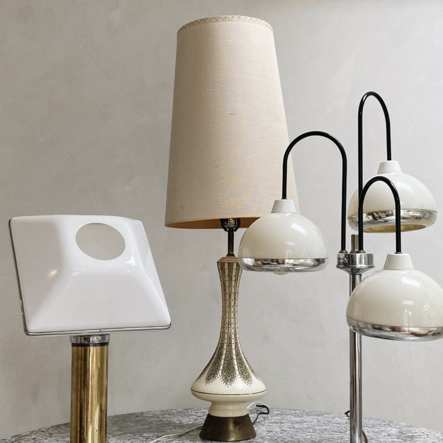3 Bulb Space-Age Table Lamp