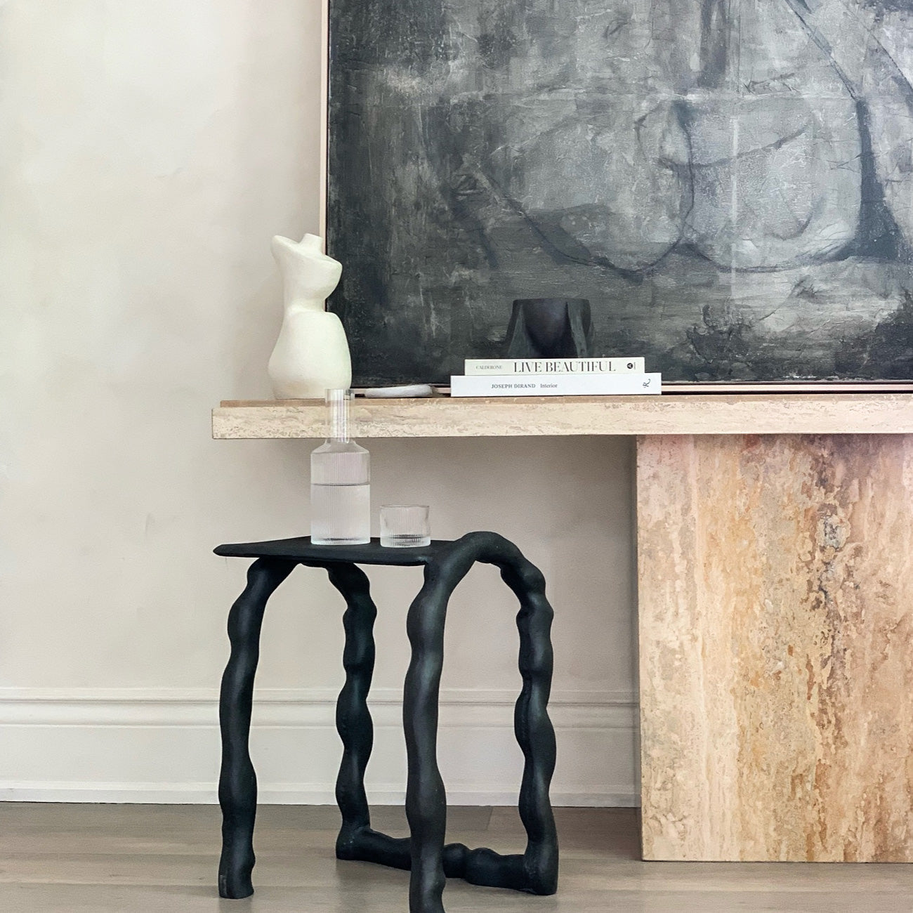 Rotben Sculptural Side Table THECAZAPROJECT