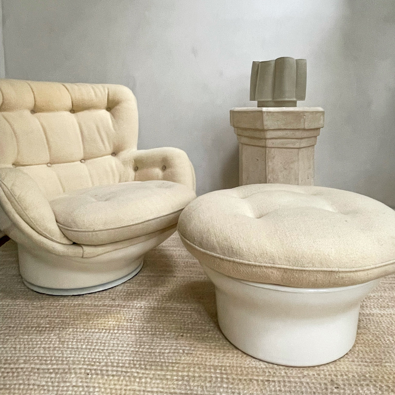 Karate Lounge and Ottoman by Michael Caduston for Airborne