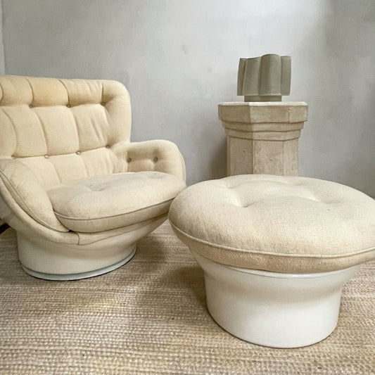 Karate Lounge and Ottoman by Michael Caduston for Airborne
