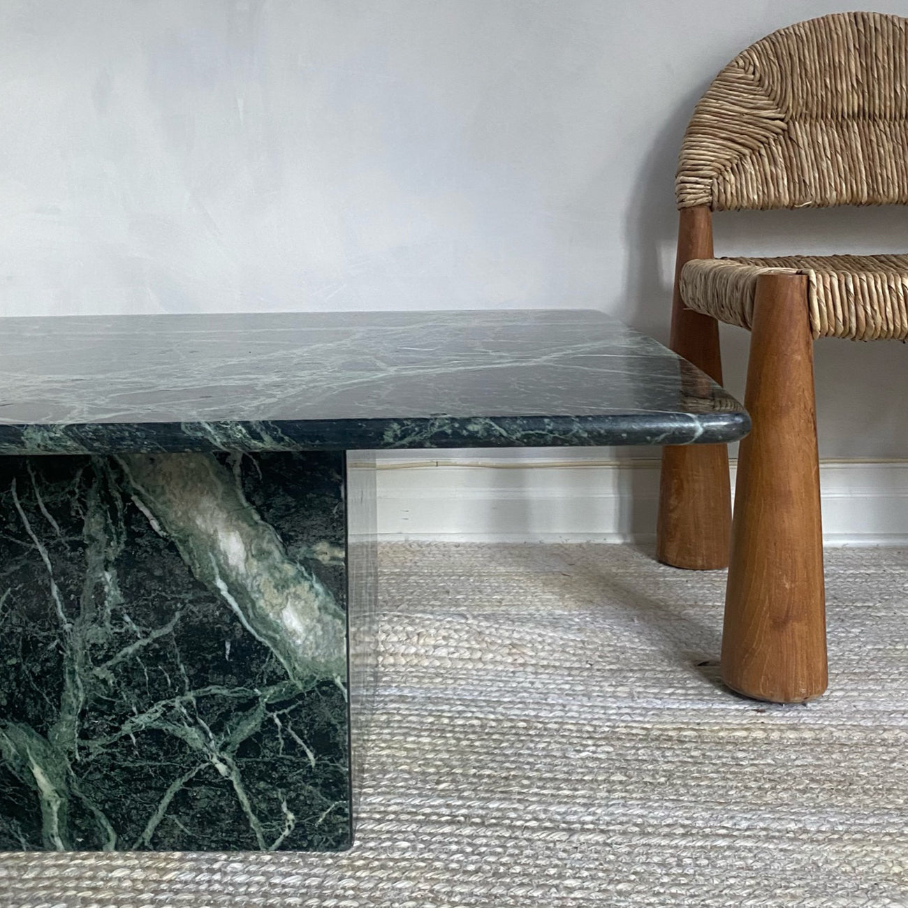 Green Marble Coffee Table - Thumbnail 4
