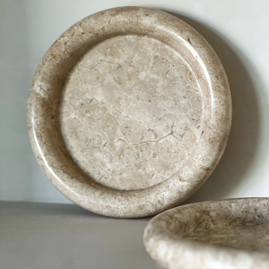 Marble Travertine Plate