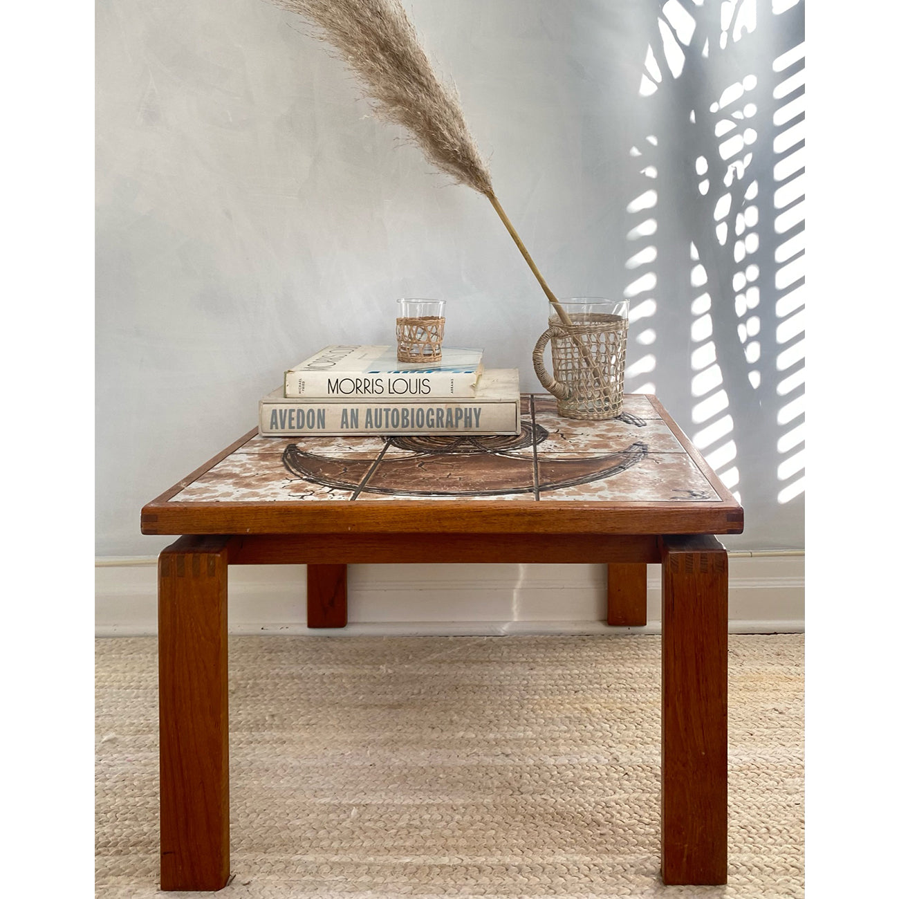 Tile Inlay MCM Side Table