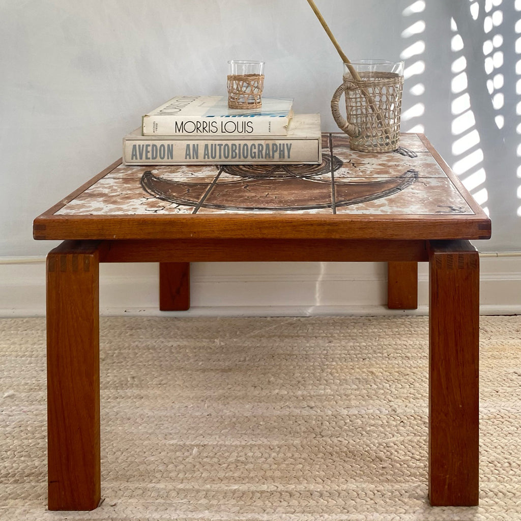 Tile Inlay MCM Side Table