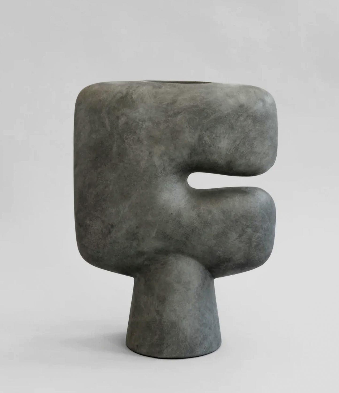 Tribal Vase, Big - Dark Grey